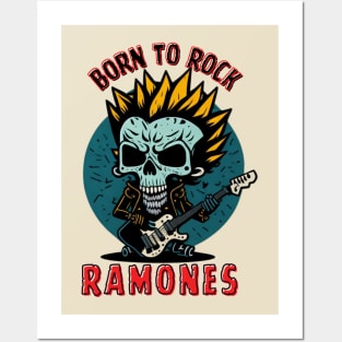 Born to rock // Ramones Aesthetic Posters and Art